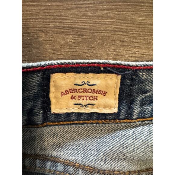 Vintage Abercrombie &‎ Fitch Button Fly Flare Frayed Hem Jeans Sz 6L (31 inseam) - Picture 9 of 9
